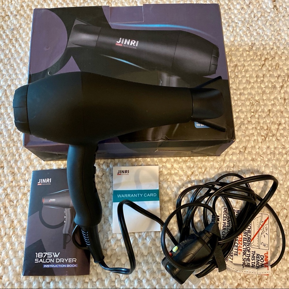 Jinri Paris Professional Hair Dryer 1875W Infared
